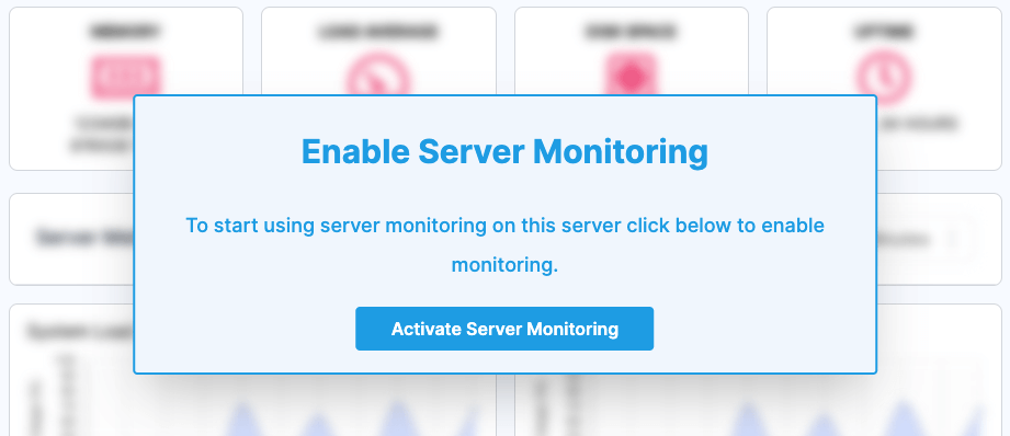 One-Click Server Monitoring