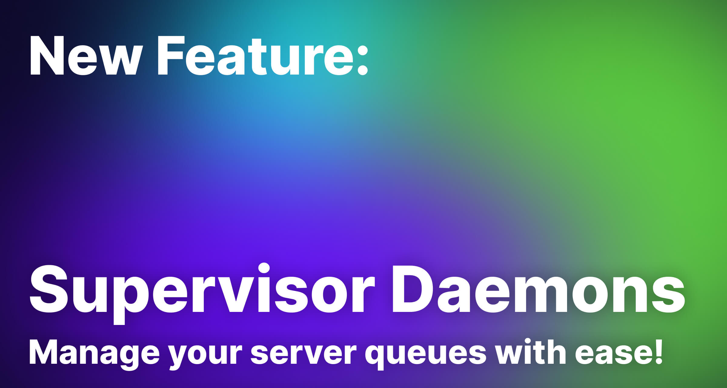 Manage Supervisor Daemons with ServerAuth